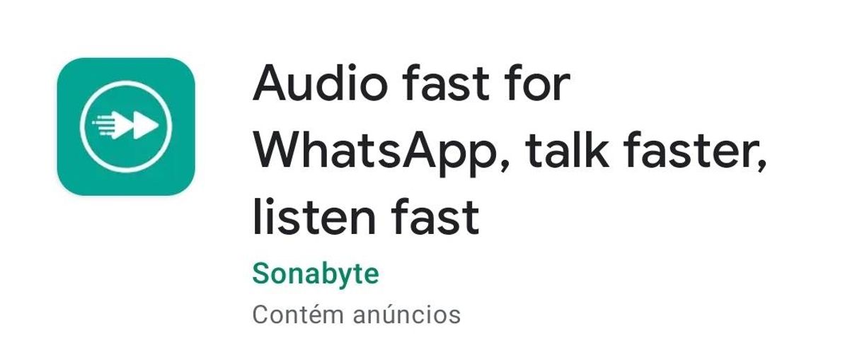 App Acelere seus áudios do WhatsApp 