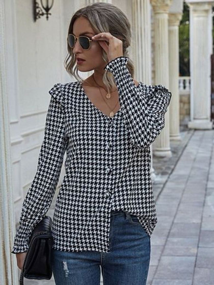 Blusa pata de gallo