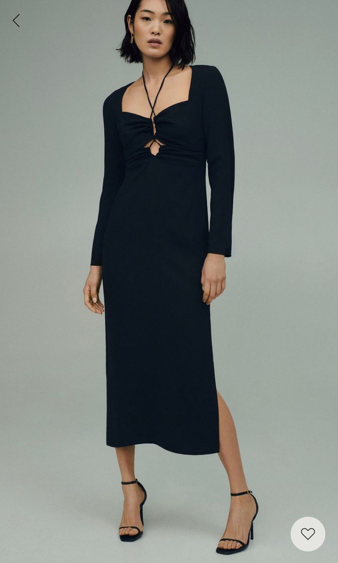 Social Vestido detalle abertura 