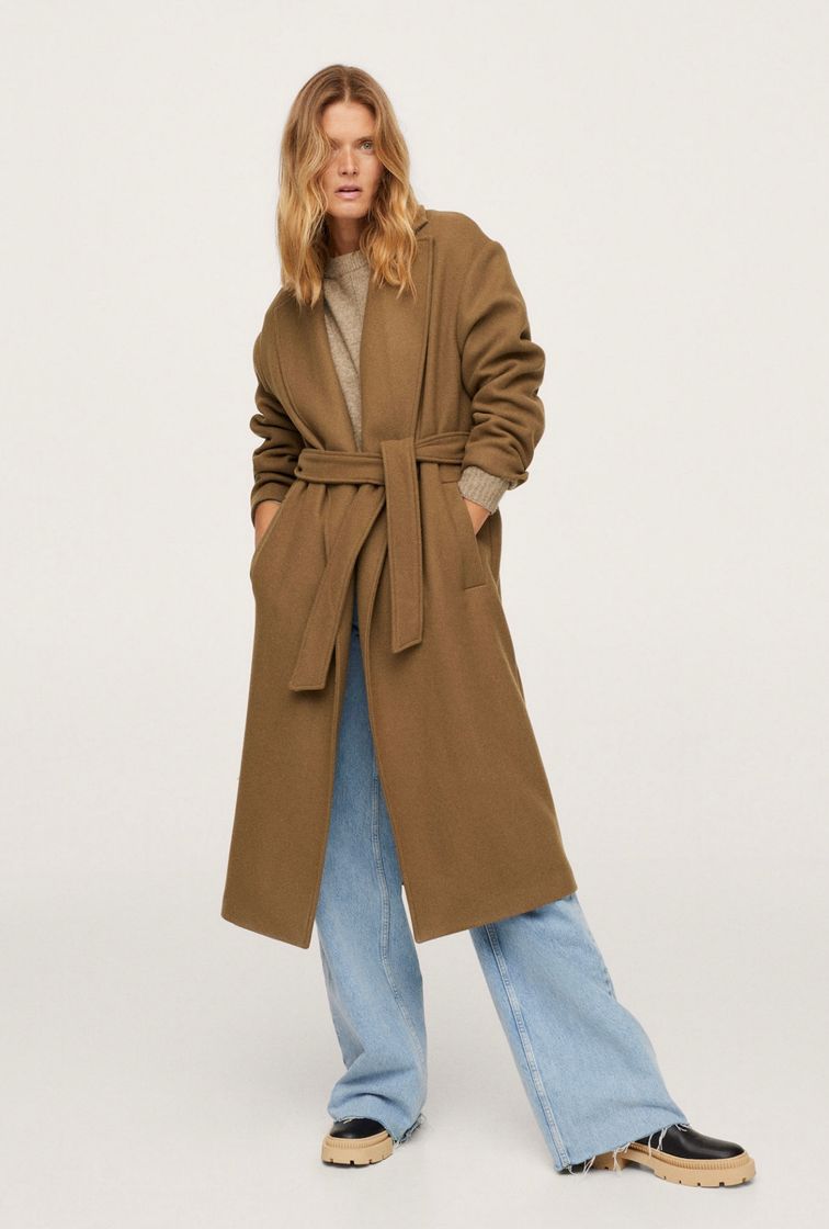 Moda Abrigo oversize 