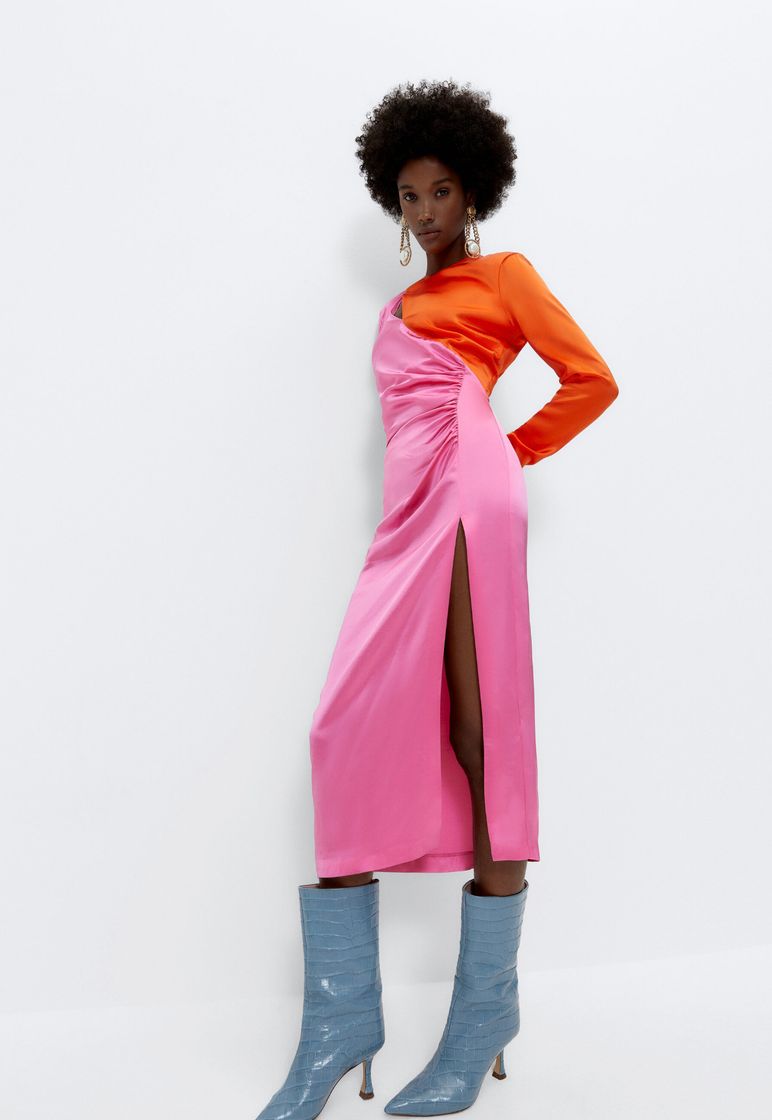 Social Vestido bicolor 