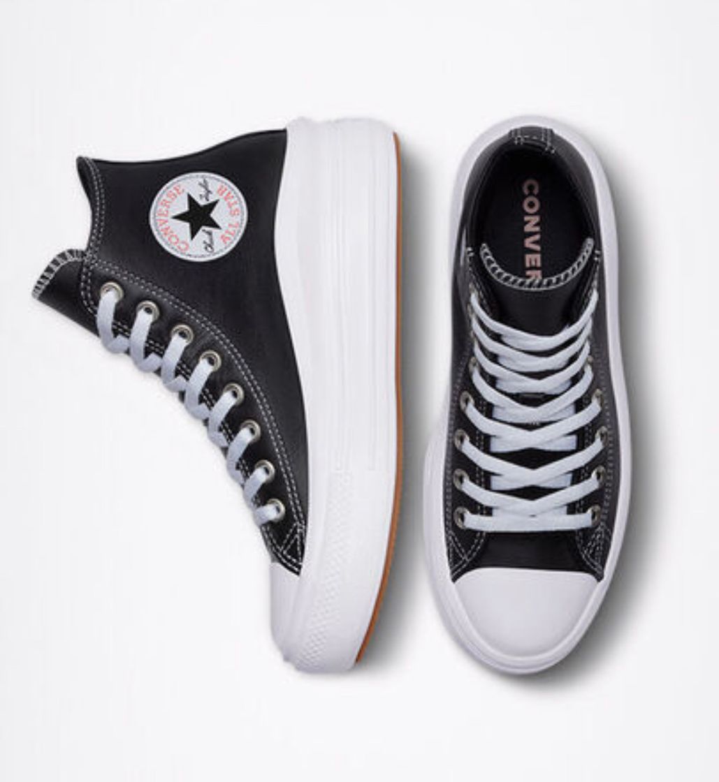 Fashion Converse Leather Chuck Taylor All Star Move 