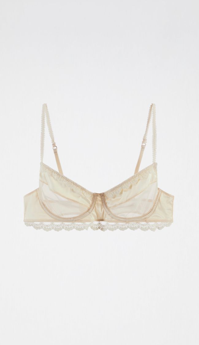 Moda Bralette satinado 