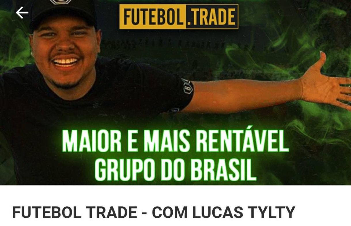 Social Trader Esportivo Top 1