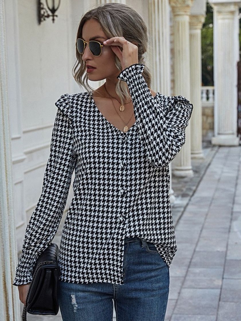 Blusa pata de gallo
