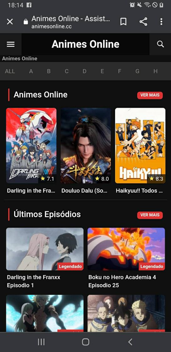 Fashion Melhor site na minha opinião para ver animes.