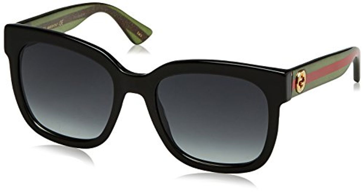 Social Gucci Sonnenbrille GG0034S-002-54 gafas de sol, Negro