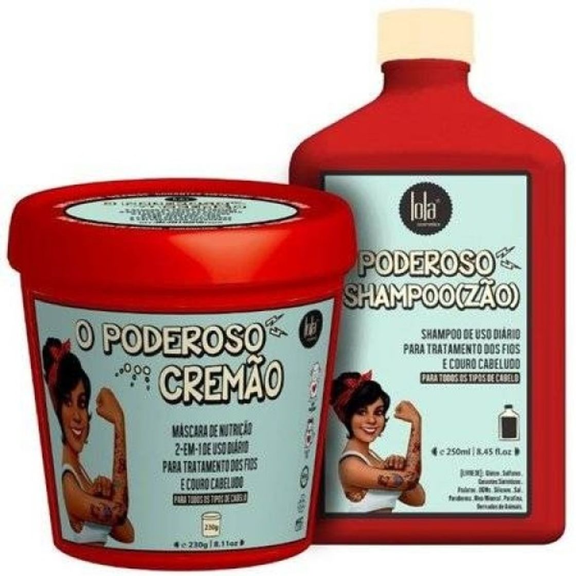 Moda Shampoozao e poderoso cremao