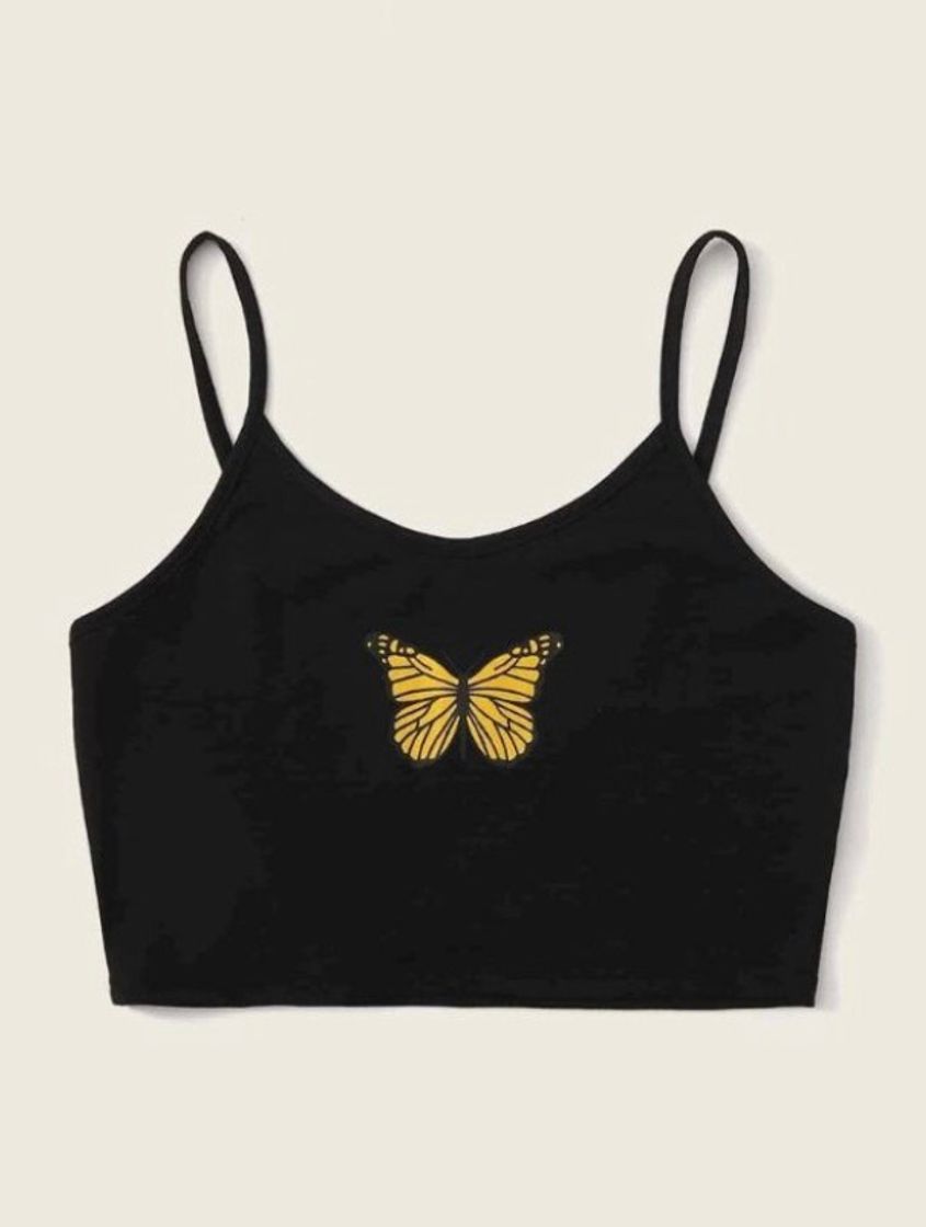 Fashion Cropped borboleta