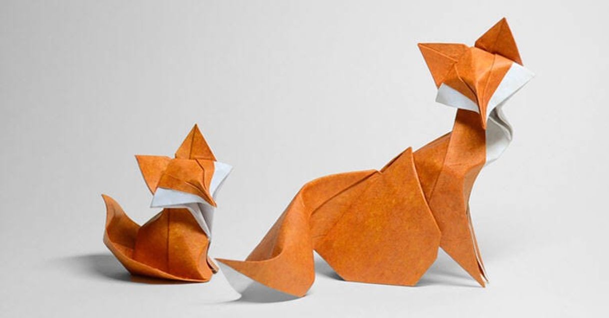 Moda Origami a arte de dobrar papel