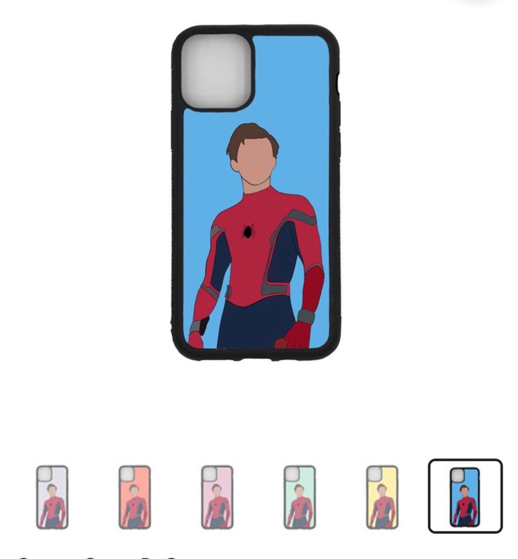 Moda Tom Holland, Spider man case/ capinha do homem aranha