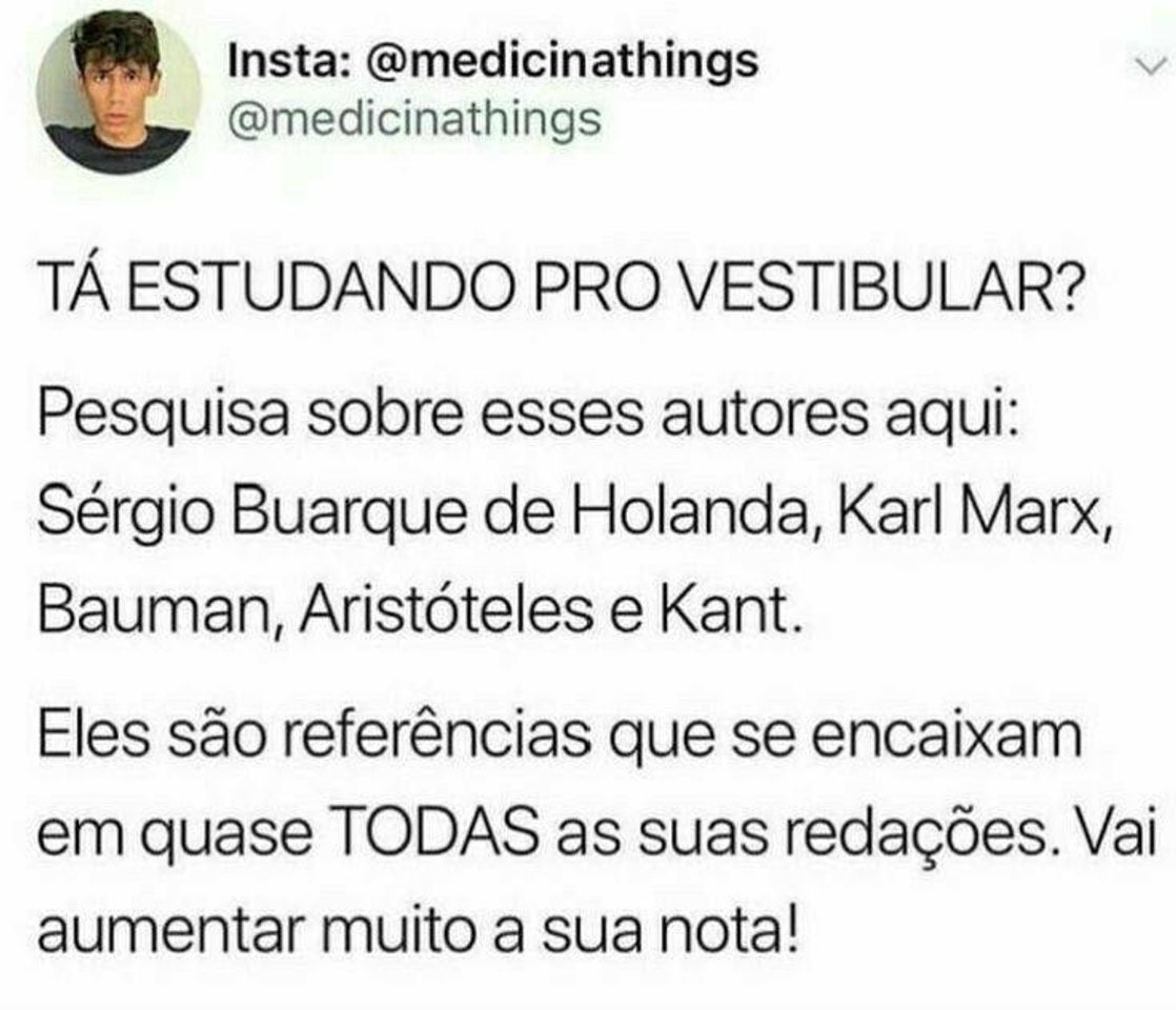 Fashion Ajuda pro vestibular