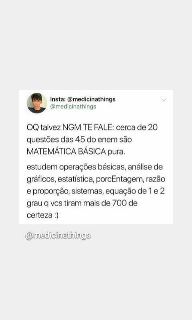 Fashion Dica para quem está fazendo o ENEM