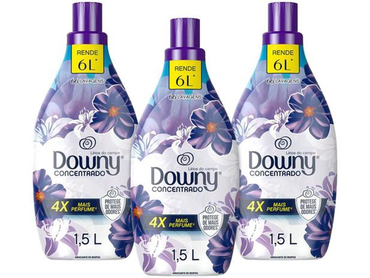 Moda Kit Amaciante Downy 4X Concentrado Lírios do Campo - 1,5L 3 