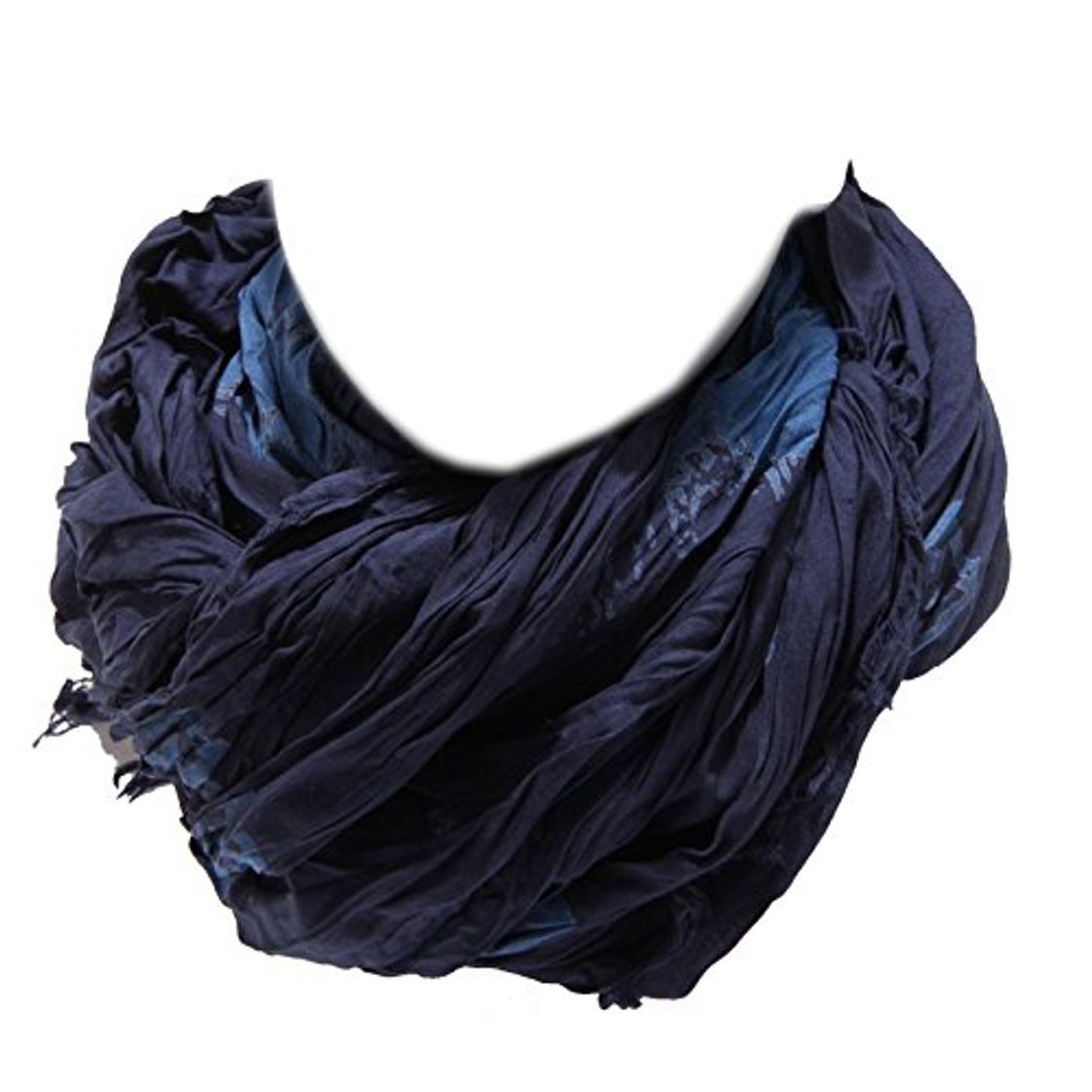 Fashion 1211G sciarpa blu DONNA KARAN NEW YORK COTONE women scarf [UNICA]