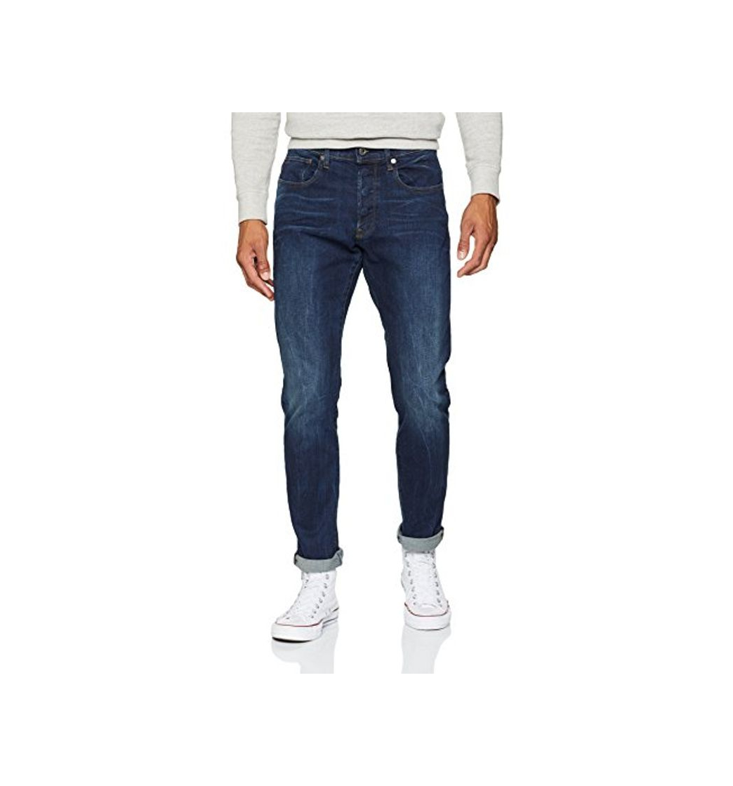 Moda G-STAR RAW 3301 Straight Tapered Vaqueros, Dark Aged 6553-89, 34W