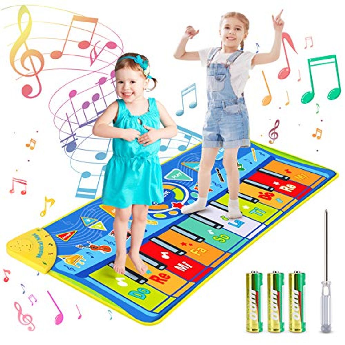 Producto joylink Alfombra de Piano, Alfombra Musical Teclado Alfombra Musical para Niños Alfombra