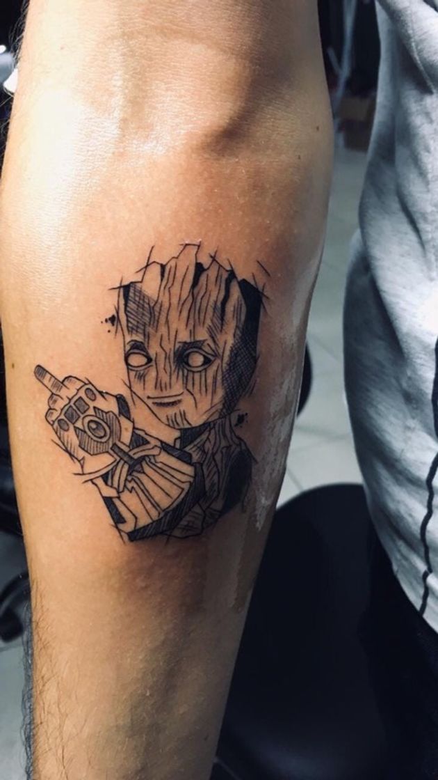 Fashion Tatuagens do Groot 