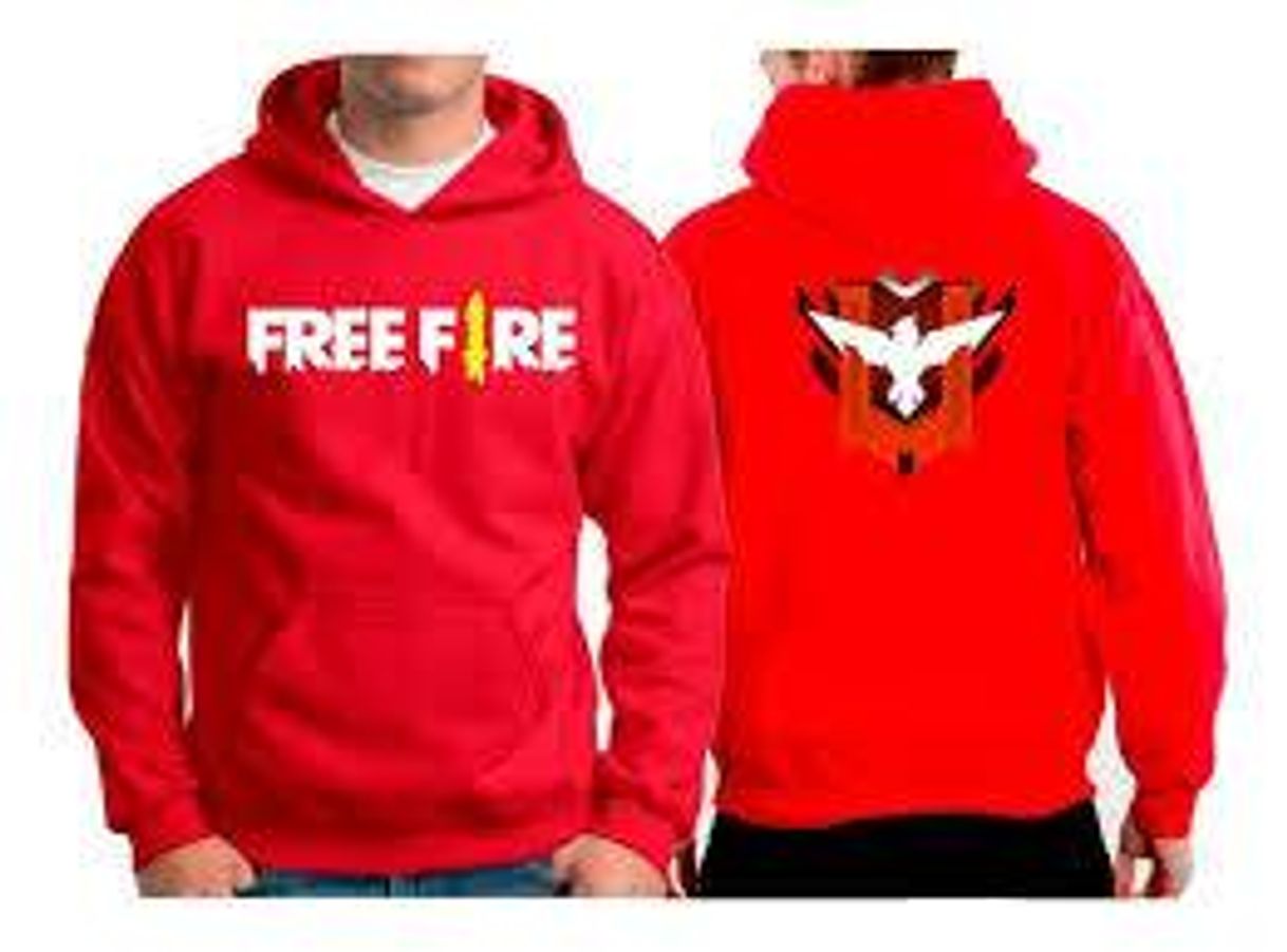 Fashion Blusa vermelha free fire