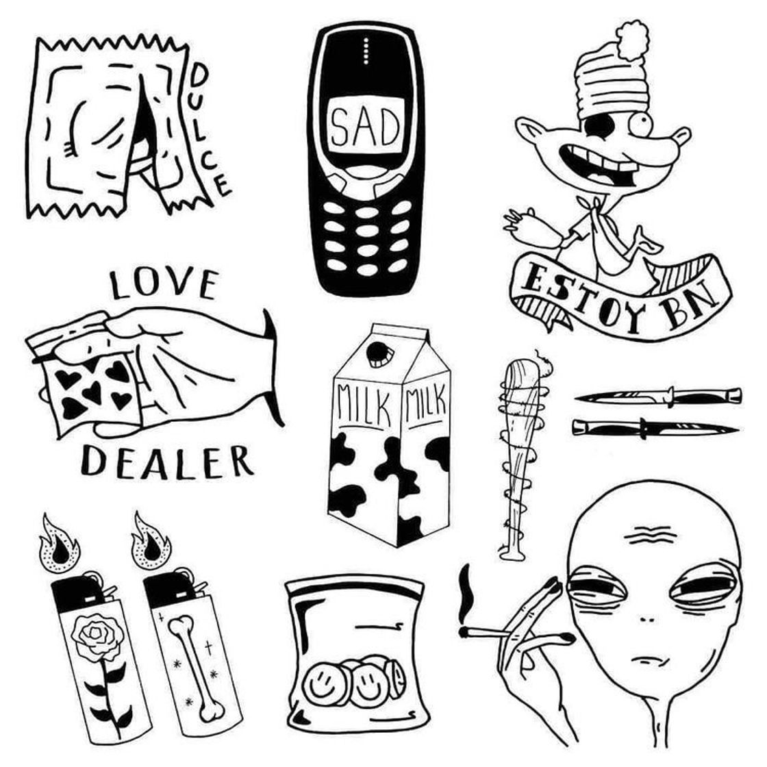 Moda Ideias de tattos grunge 