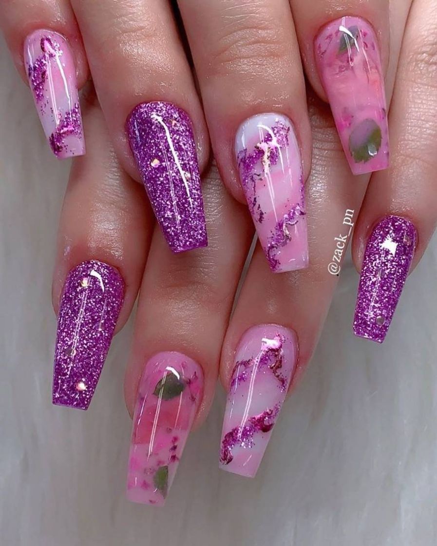 Moda Unhas Pink