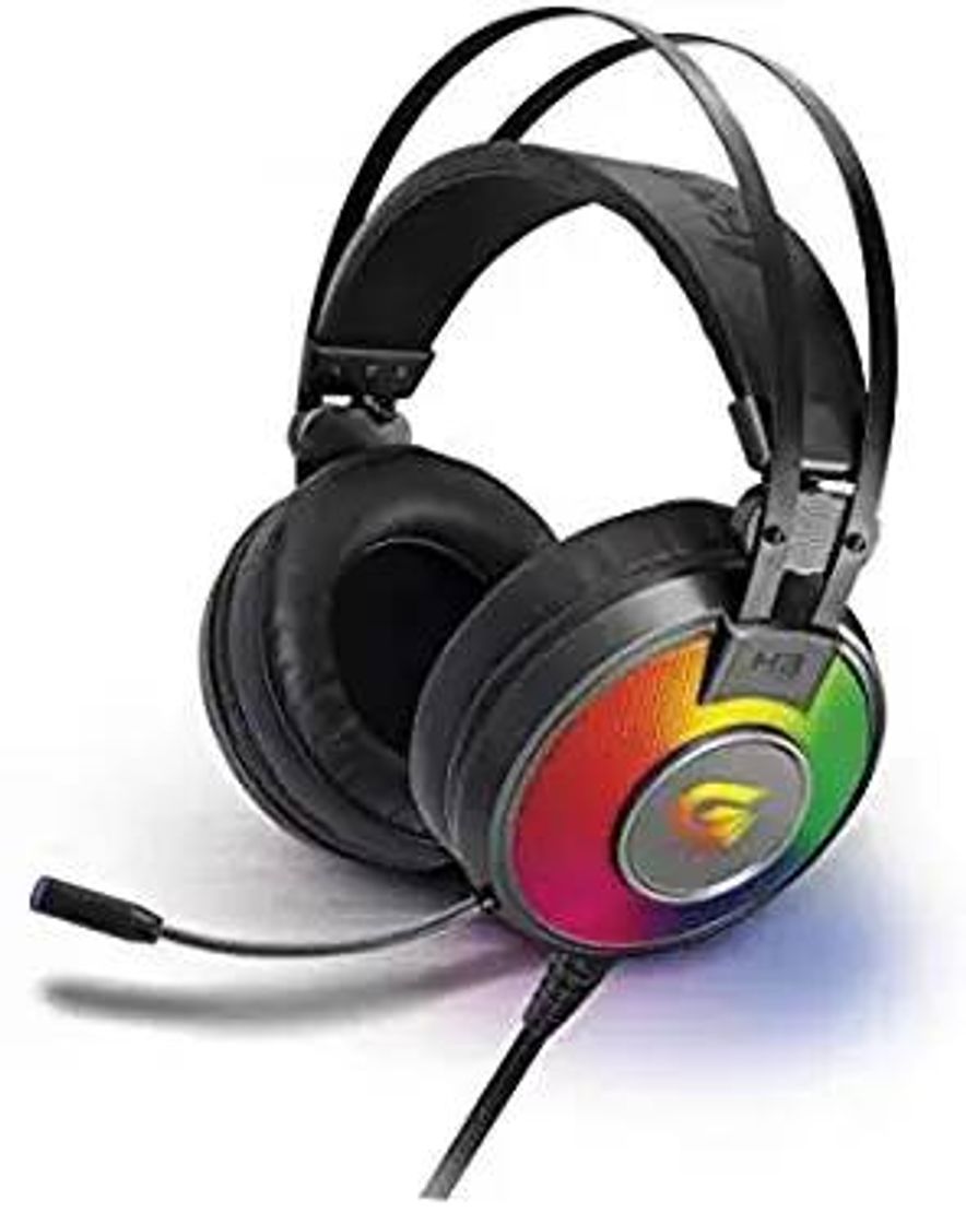 Moda Headset Gamer Rgb G Pro H3+ 7.1, Fortrek, Microfones e Fones