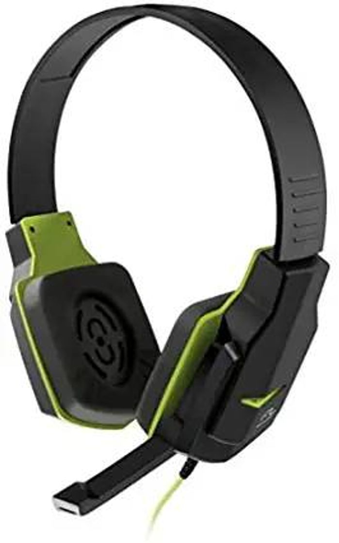 Moda Fone De Ouvido Headset Gamer Verde Controle De Volume Ph146,