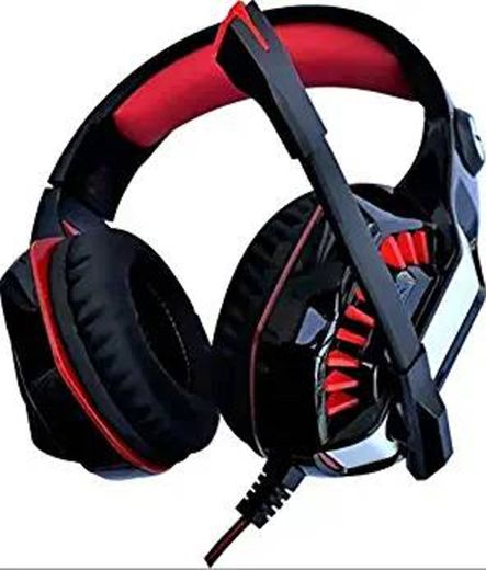 Headset Gamer LED com Microfone Retrátil Cabo P3 + Adaptador