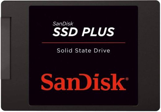 SD Sandisk Plus, 480GB, SATA, Leitura 535MB/s, Gravação 445M