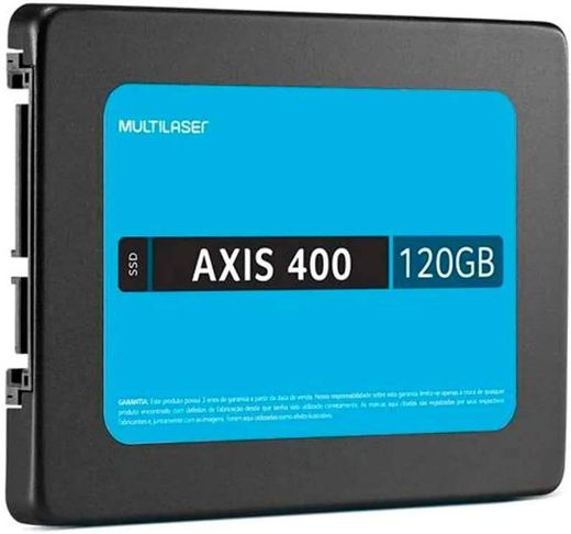 SSD Multilaser 2, 5 120GB AXIS 400 GRAVAÇÃO 400 MB/S - SS101