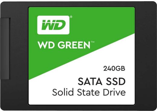 SSD Wd Green 2.5´ 240Gb SATA IIi 6Gb/S Leituras. 545Mb/S e G