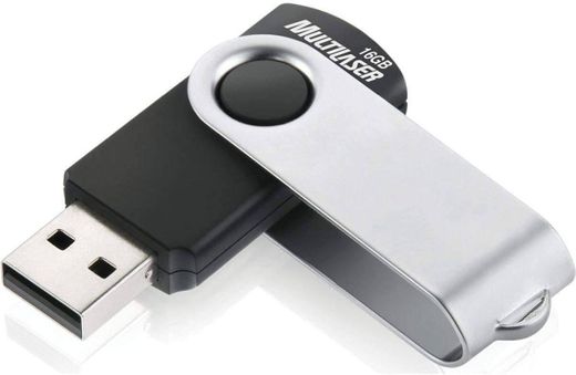 Multilaser - PD588 Pen Drive Twist 16GB USB Leitura 10MB/s e