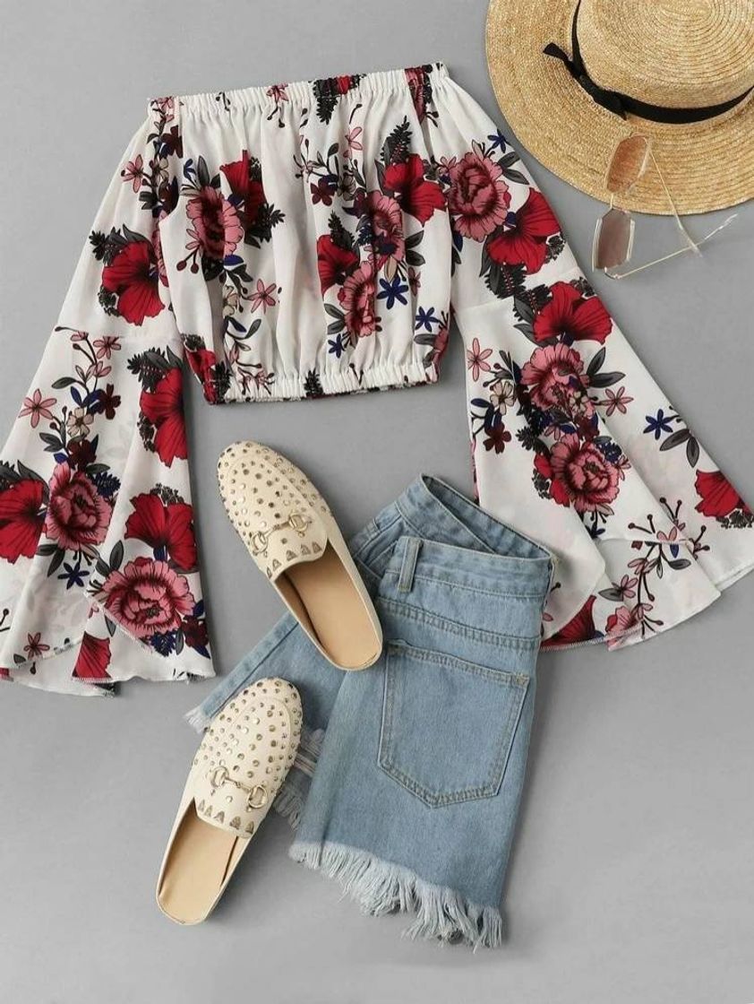 Fashion Blusa floral 