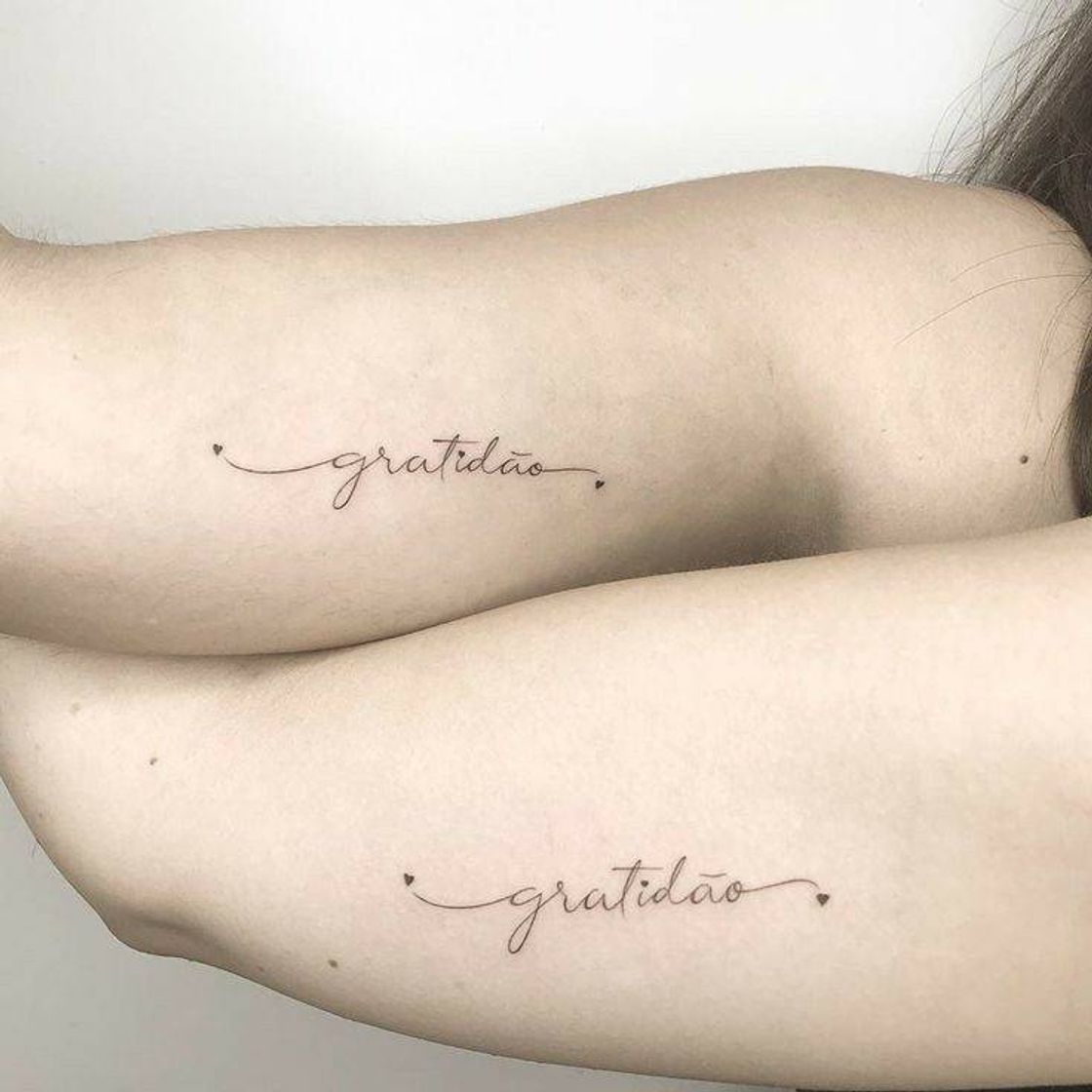 Moda Tatoo "Gratidão"💖