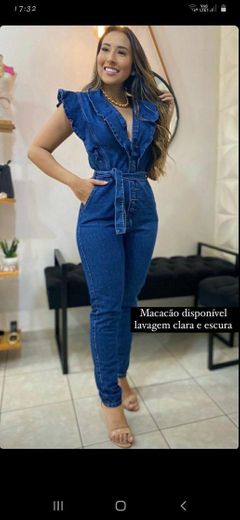 Macacao Jeans.😍
