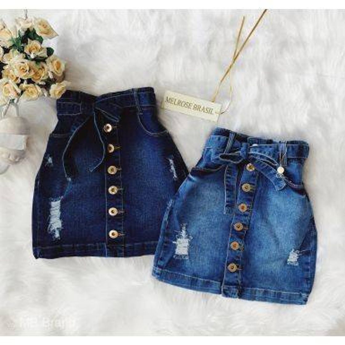 Moda Saias jeans 😍