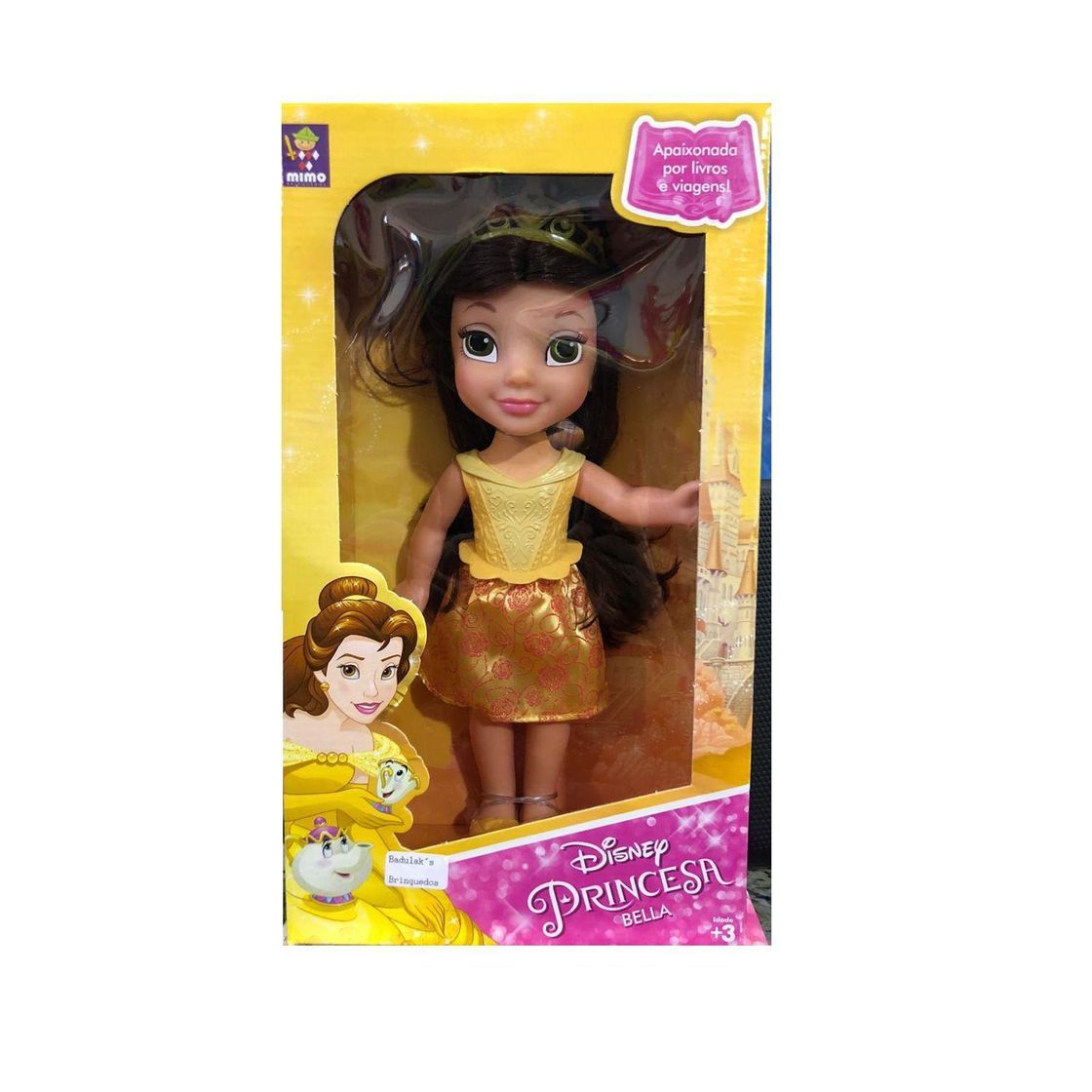 Moda Boneca Minha Primeira Princesa Bela Mimo