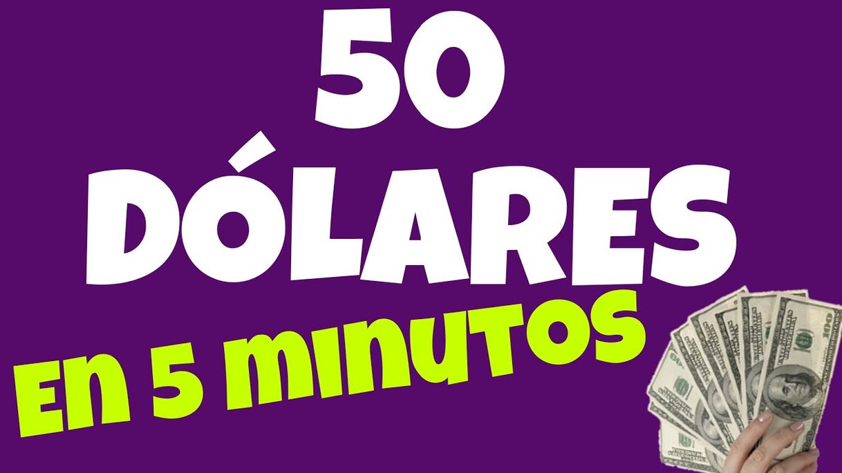 Moda COMO GANAR 50 DOLARES EN 5 MINUTOS !😎♨