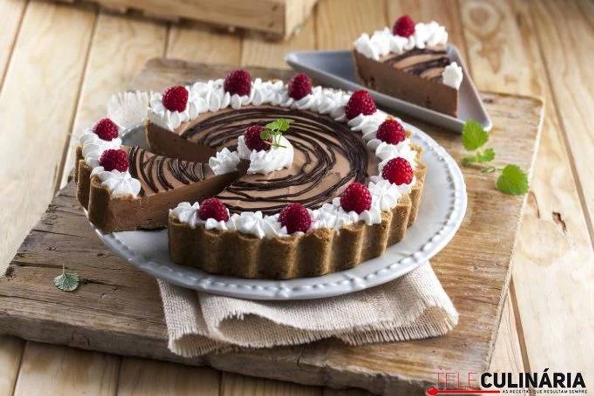 Fashion Receita de: Tarte de chocolate com framboesas- Teleculinária