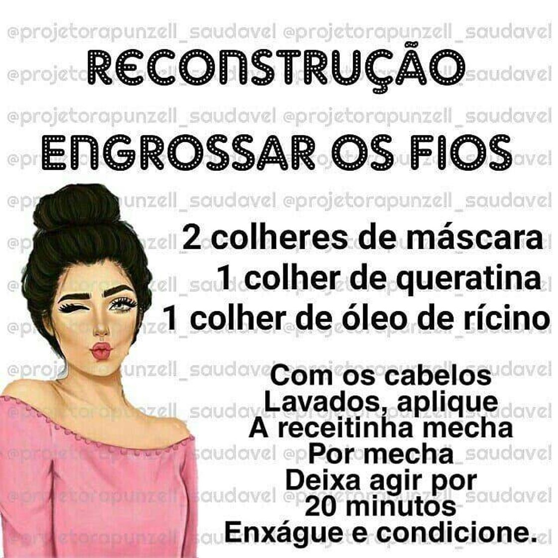 Moda Reconstrução capilar🌹