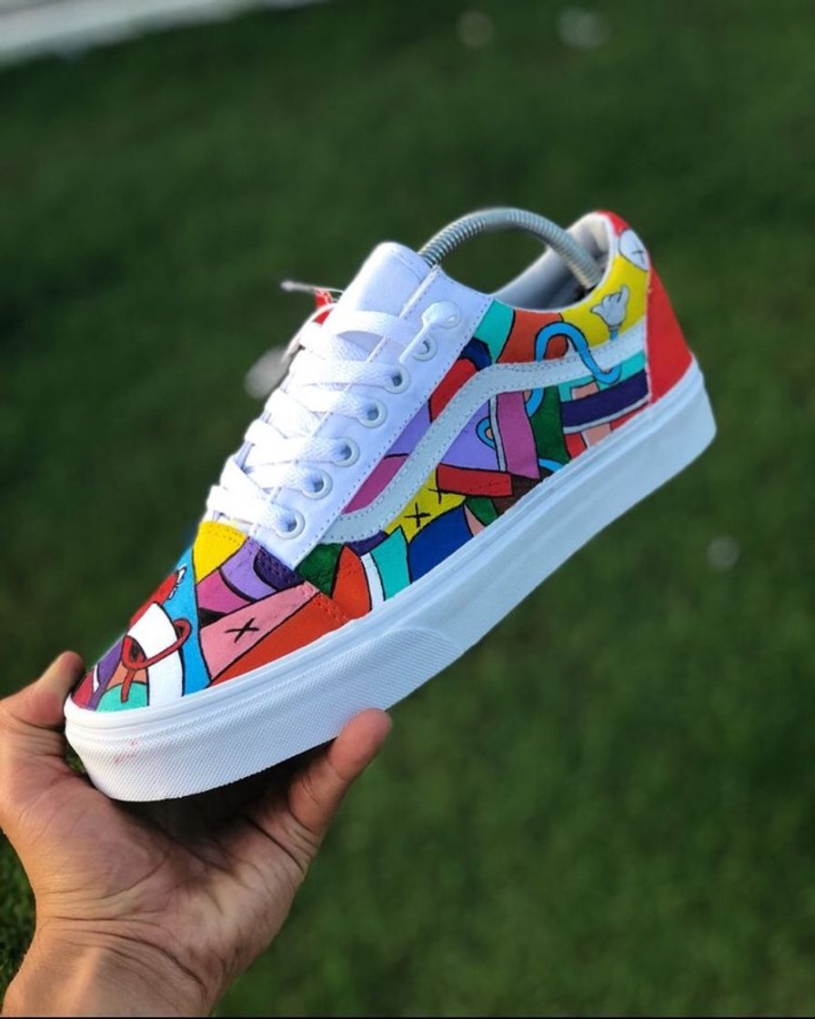 Moda Vans custom colorido