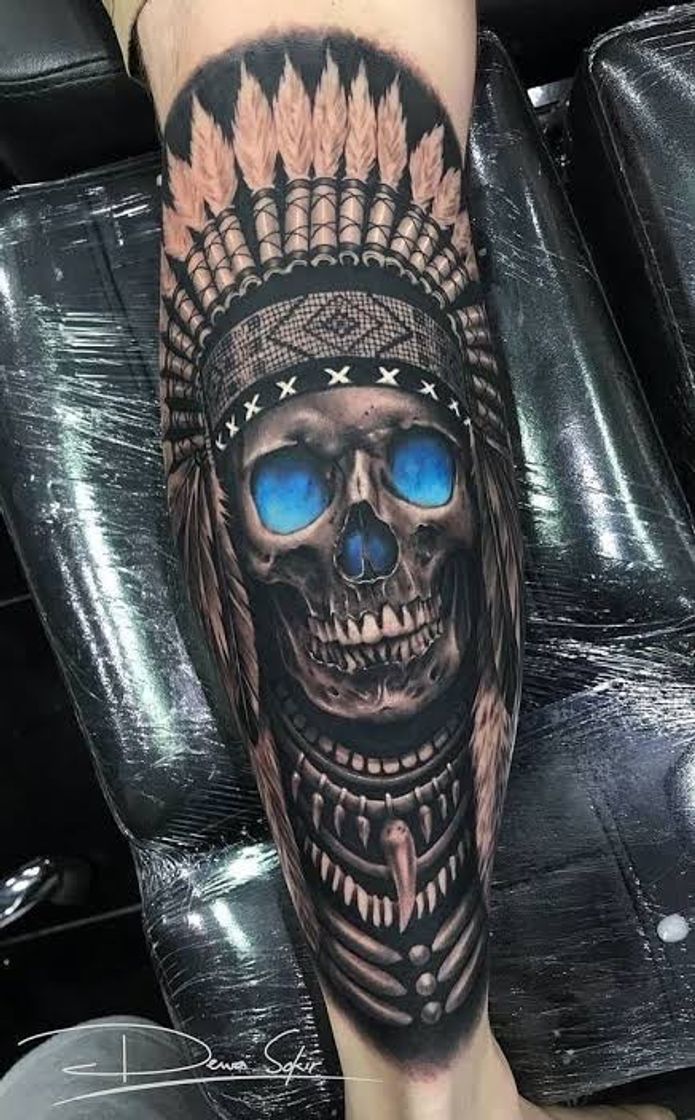 Tattoo Caveira Indio 