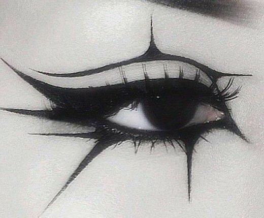 Maquiagem olho gótica/e girl