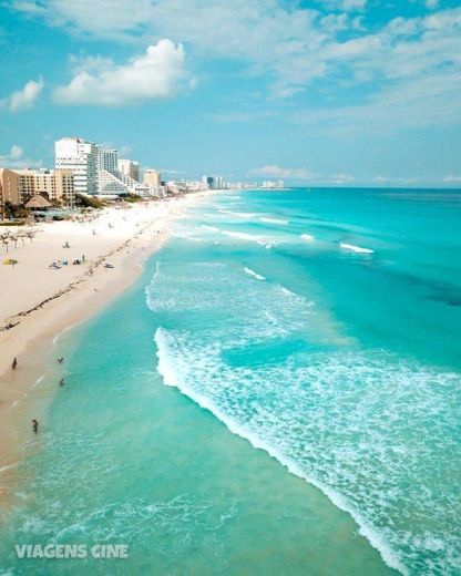 Praia de Cancun ❤️✈️🏖️