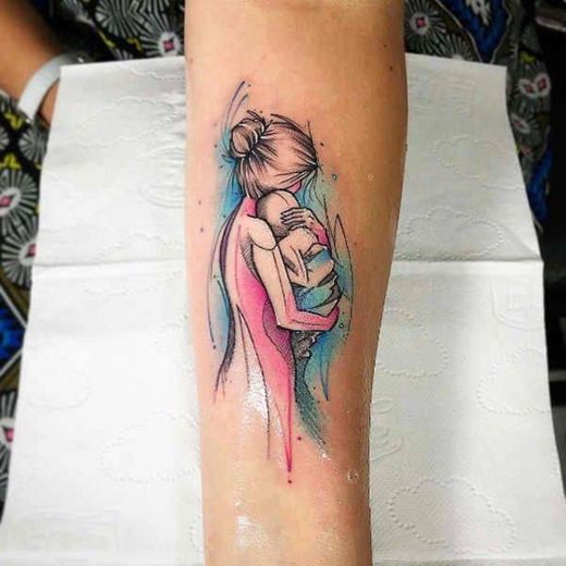 Tatuagem mãe e filho❤️