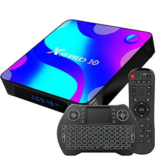 Android TV Box 10, 2GB RAM 16GB ROM Android 10 Compatible con