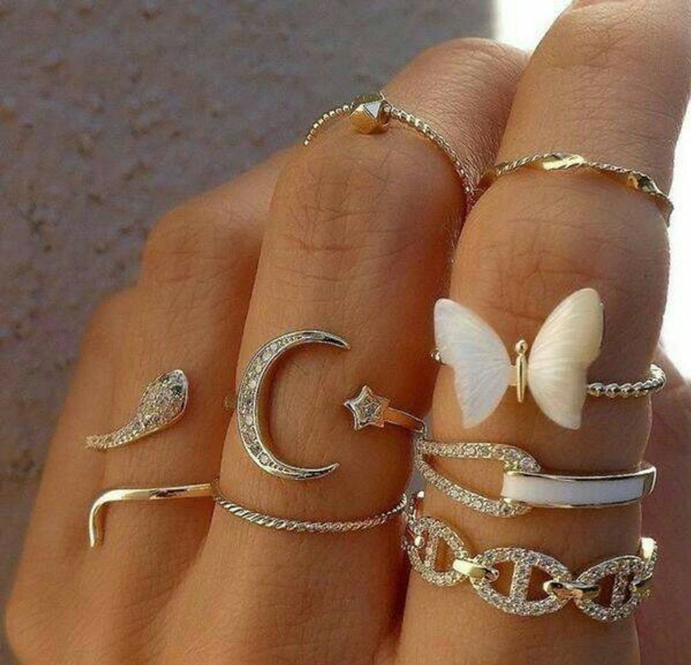 Moda  beautiful rings