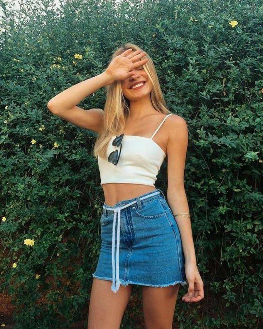 Moda Saia e cropped