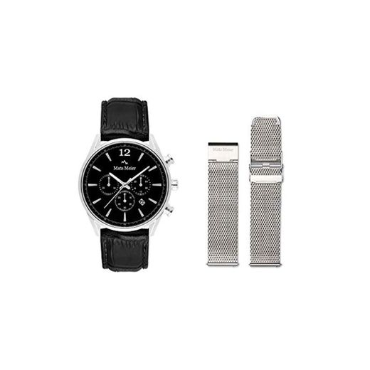 Mats Meier Grand Cornier Horloge En Strap Giftset MM90005