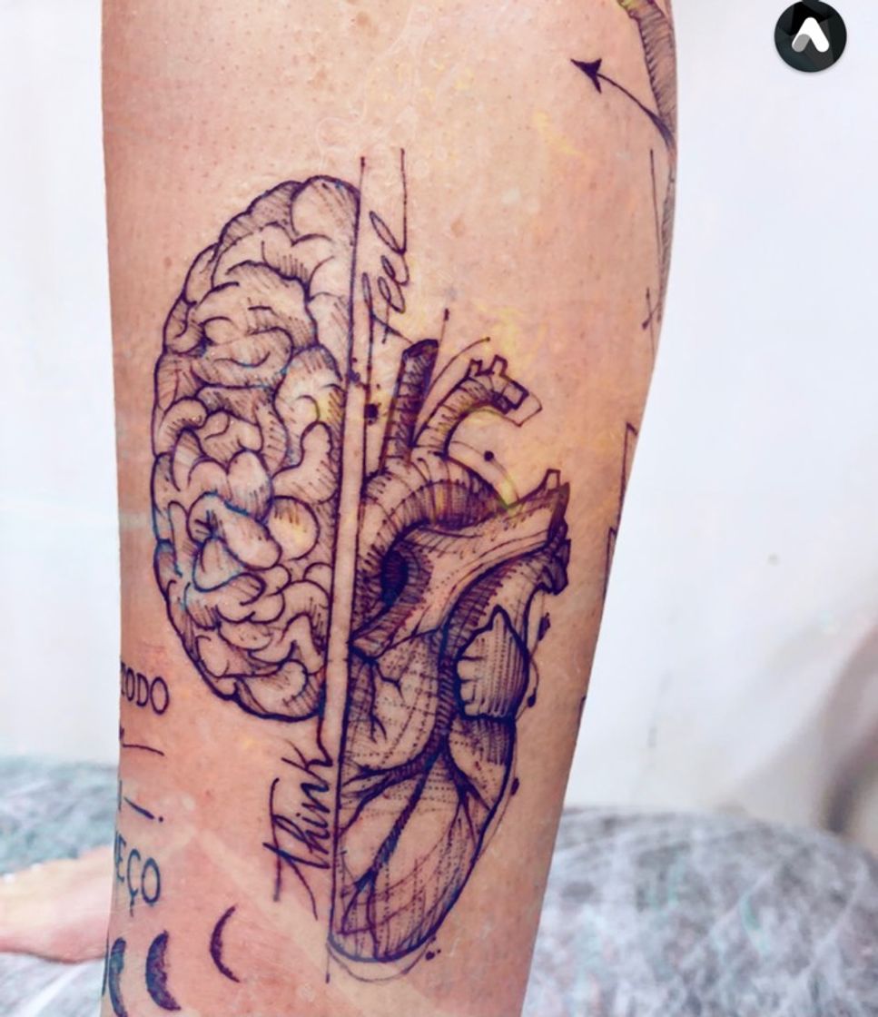 Fashion Tatuagem inspiração 🧠♥️